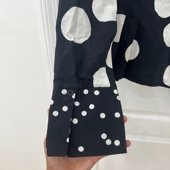 Topshop Polka Dots Blouse - Picture 4 of 5